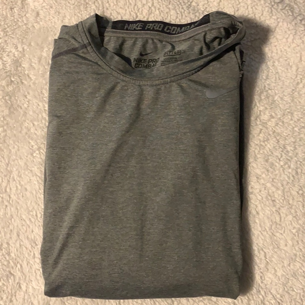 Nike Pro Combat Fitted Long Sleeve (Small)